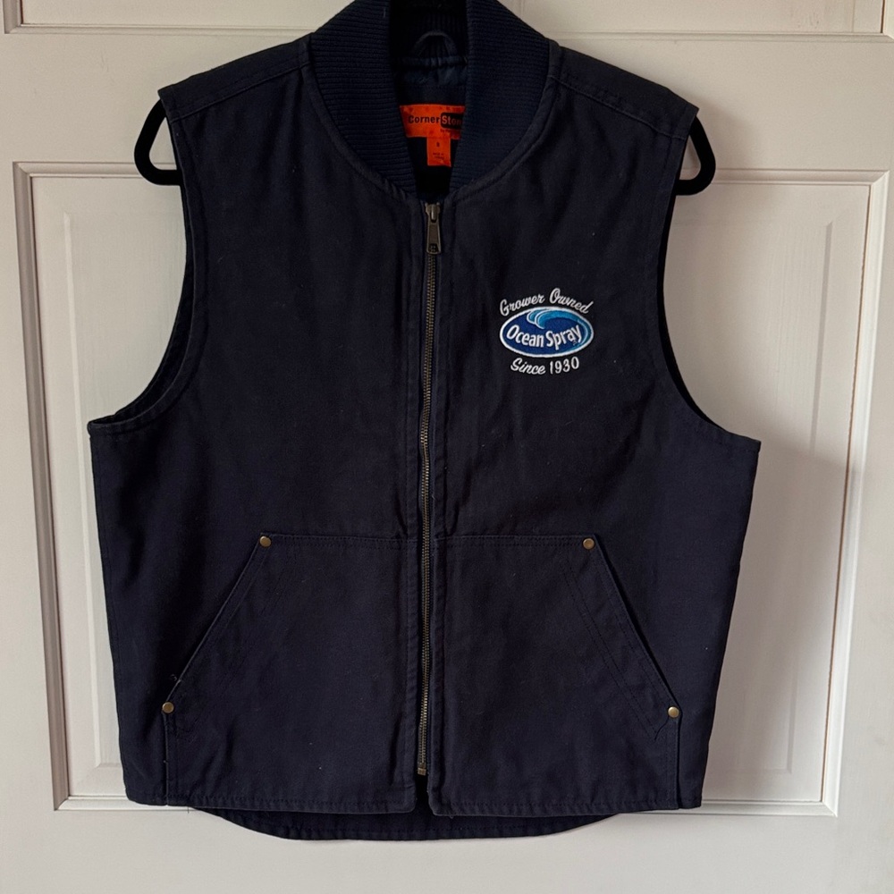 Ocean Spray Men's or Women’s Blue Vest Corner Stone by Port Authority